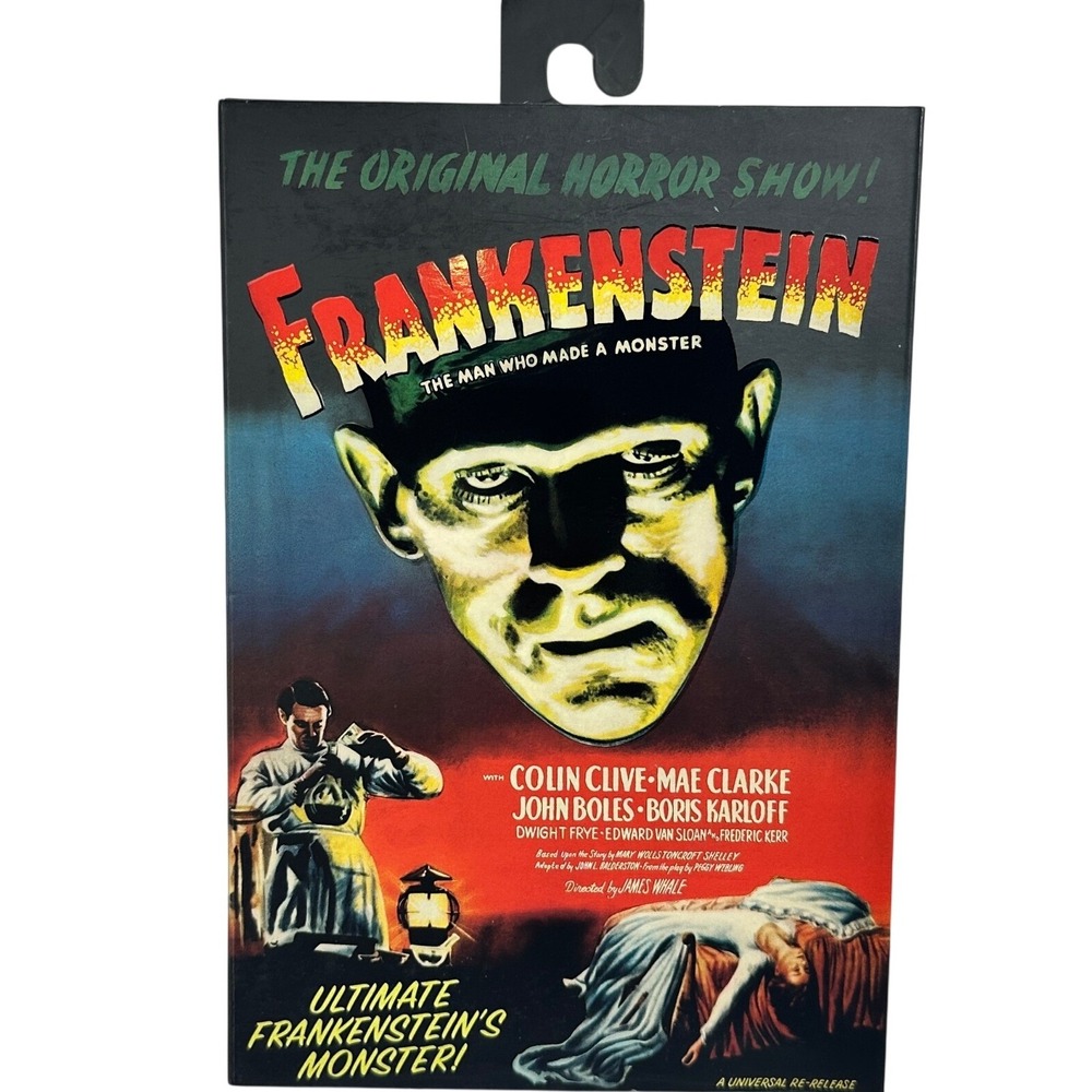NECA Universal Monsters Frankenstein Monster 7" Action Figure Boris Karloff